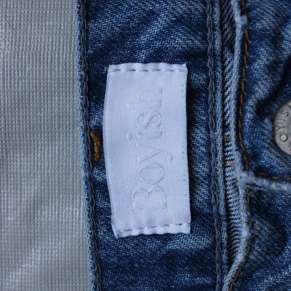 BOYISH Denim High Rise Wide Leg Ziggy Jeans Size 24 - Picture 7 of 8
